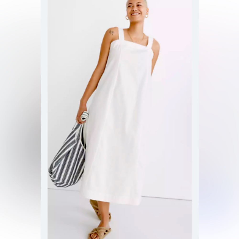 Madewell White Midi Sundress